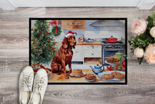 Load image into Gallery viewer, Redbone Coonhound Christmas Cookies Doormat-24x36 Indoor / Outdoor Rug | Made in USA