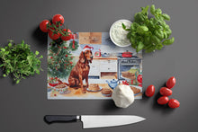 Load image into Gallery viewer, Redbone Coonhound Christmas Cookies Glass Cutting Boards – Durable, Decorative Kitchen Art