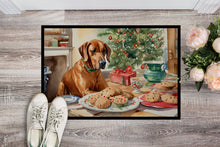 Load image into Gallery viewer, Rhodesian Ridgeback Christmas Cookies Doormat