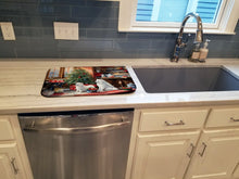 Load image into Gallery viewer, Samoyed Christmas Cookies Dish Drying Mat