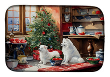 Load image into Gallery viewer, Samoyed Christmas Cookies Dish Drying Mat