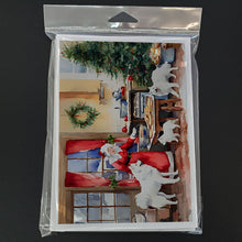 Load image into Gallery viewer, Samoyed Christmas Cookies Greeting Cards - Blank Note Cards – 8-Pack of Artist-Designed Cards with Envelopes