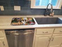 Load image into Gallery viewer, Sheltie Christmas Cookies Dish Drying Mat