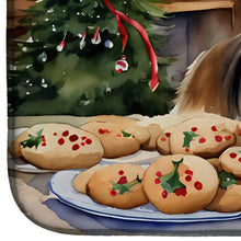 Load image into Gallery viewer, Sheltie Christmas Cookies Dish Drying Mat