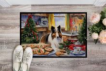 Load image into Gallery viewer, Sheltie Christmas Cookies Doormat-24x36 Indoor / Outdoor Rug | Made in USA