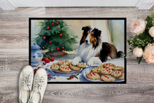 Load image into Gallery viewer, Sheltie Christmas Cookies Doormat-24x36 Indoor / Outdoor Rug | Made in USA