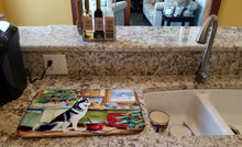 Load image into Gallery viewer, Siberian Husky Christmas Cookies Dish Drying Mat