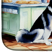 Load image into Gallery viewer, Siberian Husky Christmas Cookies Dish Drying Mat