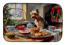 Load image into Gallery viewer, Silky Terrier Christmas Cookies Dish Drying Mat