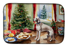Load image into Gallery viewer, Weimaraner Christmas Cookies Dish Drying Mat