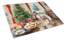 Load image into Gallery viewer, Weimaraner Christmas Cookies Glass Cutting Boards – Durable, Decorative Kitchen Art