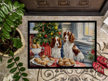 Load image into Gallery viewer, Welsh Springer Spaniel Christmas Cookies Doormat-24x36 Indoor / Outdoor Rug | Made in USA
