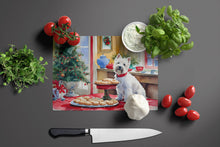 Load image into Gallery viewer, Westie Christmas Cookies Glass Cutting Boards – Durable, Decorative Kitchen Art