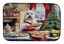 Load image into Gallery viewer, Westie Christmas Cookies Dish Drying Mat