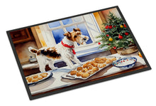 Load image into Gallery viewer, Wire Fox Terrier Christmas Cookies Doormat-24x36 Indoor / Outdoor Rug | Made in USA