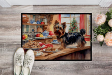 Load image into Gallery viewer, Yorkshire Terrier Yorkie Christmas Cookies Doormat-24x36 Indoor / Outdoor Rug | Made in USA
