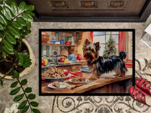 Load image into Gallery viewer, Yorkshire Terrier Yorkie Christmas Cookies Doormat-24x36 Indoor / Outdoor Rug | Made in USA