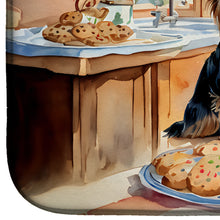 Load image into Gallery viewer, Yorkshire Terrier Yorkie Christmas Cookies Dish Drying Mat