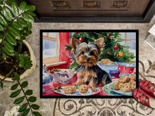 Load image into Gallery viewer, Yorkshire Terrier Yorkie Christmas Cookies Doormat-24x36 Indoor / Outdoor Rug | Made in USA