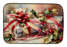 Load image into Gallery viewer, Christmas Bows &amp; Ribbons Dish Drying Mat