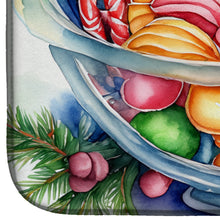 Load image into Gallery viewer, Christmas Candy Canes Dish Drying Mat