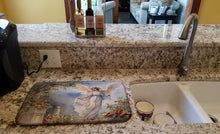 Load image into Gallery viewer, Christmas Angel Dish Drying Mat