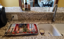Load image into Gallery viewer, Christmas Candles Dish Drying Mat