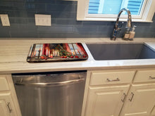 Load image into Gallery viewer, Christmas Candles Dish Drying Mat