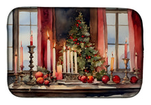 Load image into Gallery viewer, Christmas Candles Dish Drying Mat