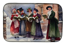 Load image into Gallery viewer, Christmas Carolers Dish Drying Mat