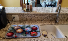 Load image into Gallery viewer, Christmas Ornaments Dish Drying Mat