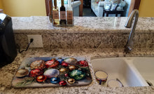 Load image into Gallery viewer, Christmas Ornaments Dish Drying Mat