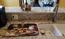 Load image into Gallery viewer, Christmas Cookies for Santa Dish Drying Mat