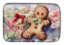 Load image into Gallery viewer, Christmas Gingerbread Men Dish Drying Mat