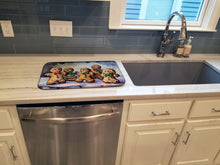 Load image into Gallery viewer, Christmas Gingerbread Dish Drying Mat