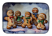 Load image into Gallery viewer, Christmas Gingerbread Dish Drying Mat
