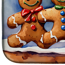 Load image into Gallery viewer, Christmas Gingerbread Dish Drying Mat