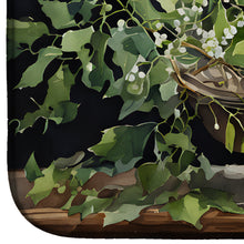 Load image into Gallery viewer, Christmas Mistletoe Dish Drying Mat