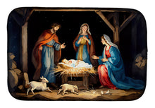 Load image into Gallery viewer, Christmas Nativity Scene Dish Drying Mat