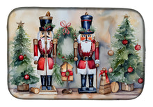 Load image into Gallery viewer, Christmas Nutcrackers Dish Drying Mat