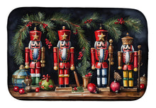 Load image into Gallery viewer, Christmas Nutcrackers Dish Drying Mat