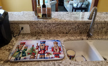 Load image into Gallery viewer, Christmas Nutcrackers Dish Drying Mat