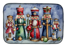 Load image into Gallery viewer, Christmas Nutcrackers Dish Drying Mat