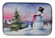 Load image into Gallery viewer, Christmas Snowmen Dish Drying Mat