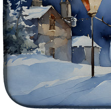 Load image into Gallery viewer, Christmas Snowmen Dish Drying Mat