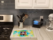 Load image into Gallery viewer, Hippie Animal Guinea Pig Glass Cutting Boards – Durable, Decorative Kitchen Art