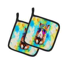 Load image into Gallery viewer, Hippie Animal Guinea Pig Pot Holders - Set of 2 Decorative Kitchen Helpers | Made in the USA