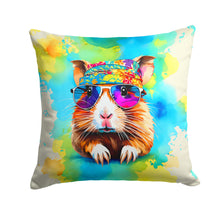Load image into Gallery viewer, Hippie Animal Guinea Pig Throw Pillow - 14x14 Decorative Pillow – Art for Your Home &amp; Patio