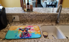 Load image into Gallery viewer, Hippie Animal Cow Dish Drying Mat