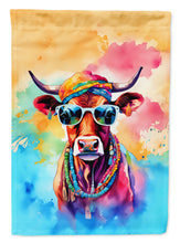 Load image into Gallery viewer, Cow Garden Flag - Hippie Aniimals - Animal-Themed Yard Decor
